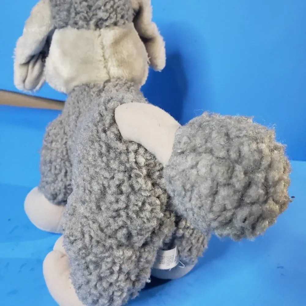 Cool Vintage 90s Tonka Pooch Patrol Gray Poodle Bitsy Plush Dog Stuffed Animal